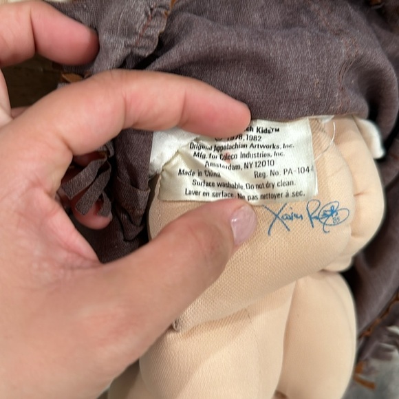 VINTAGE CABBAGE PATCH DOLL  RED HAIR ORIGINAL 1980's - Picture 9 of 9